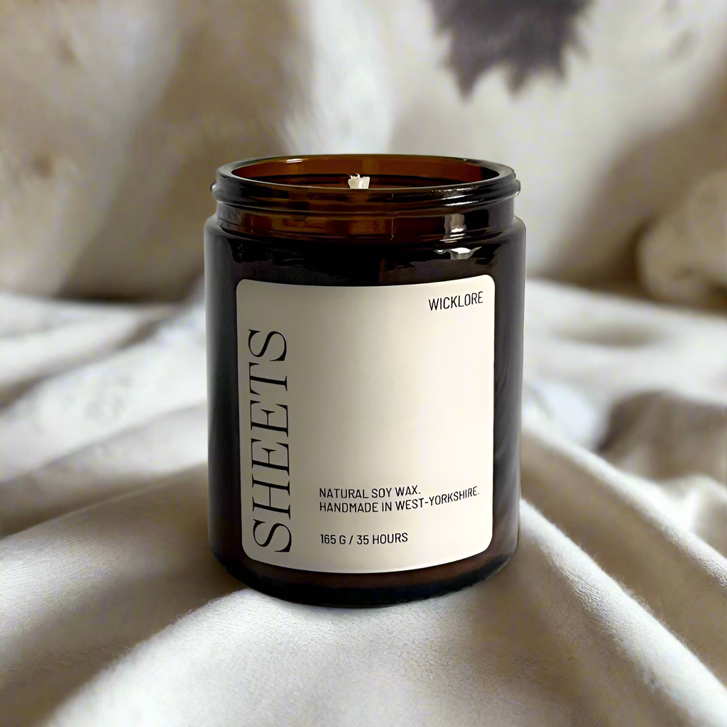 Hand Poured Soy Wax Candle, SHEETS