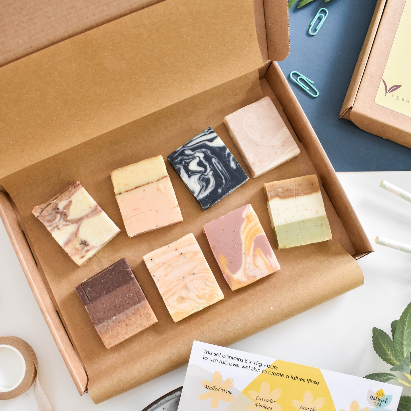 Soap Sampler Set, 8xMini Soap Bars