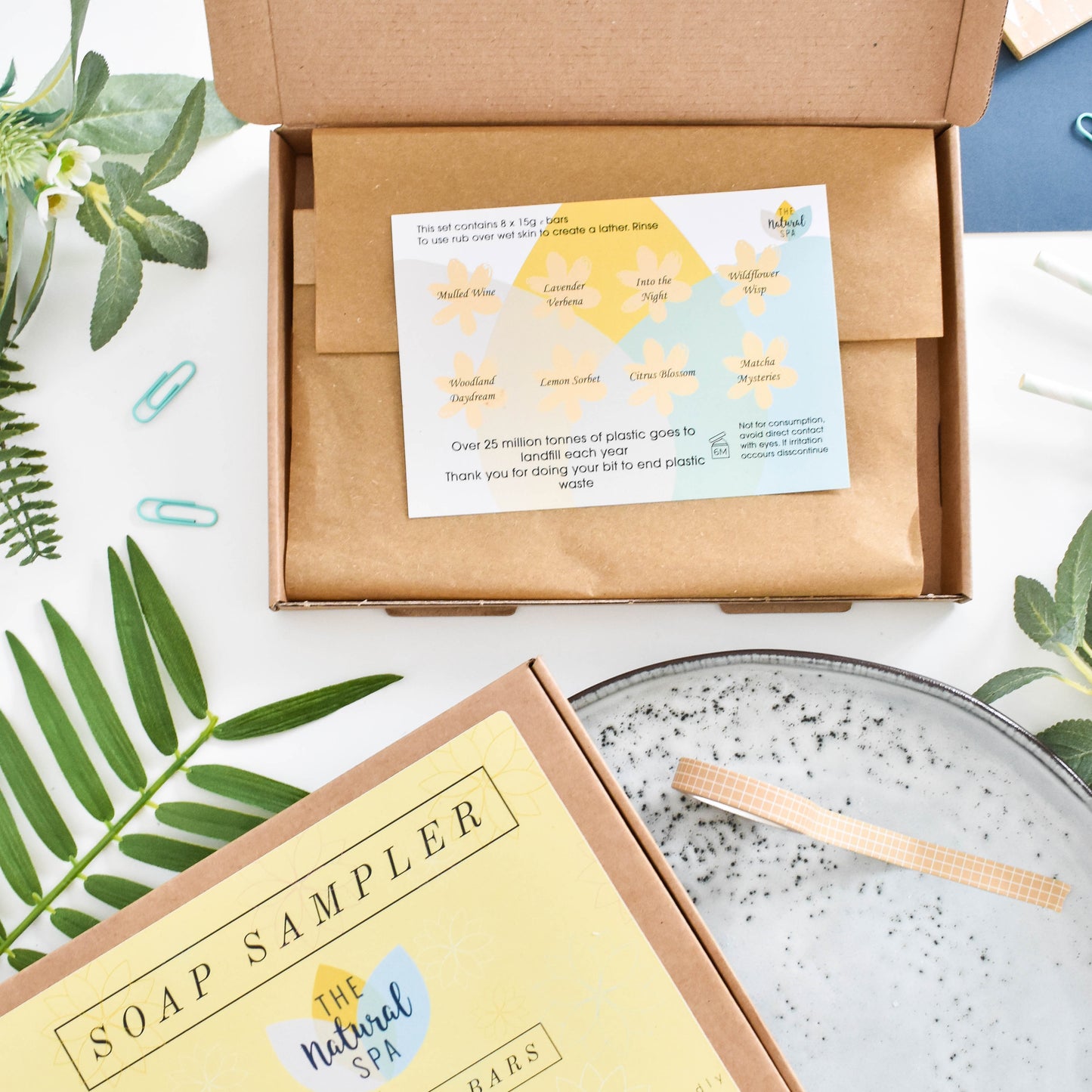 Soap Sampler Set, 8xMini Soap Bars