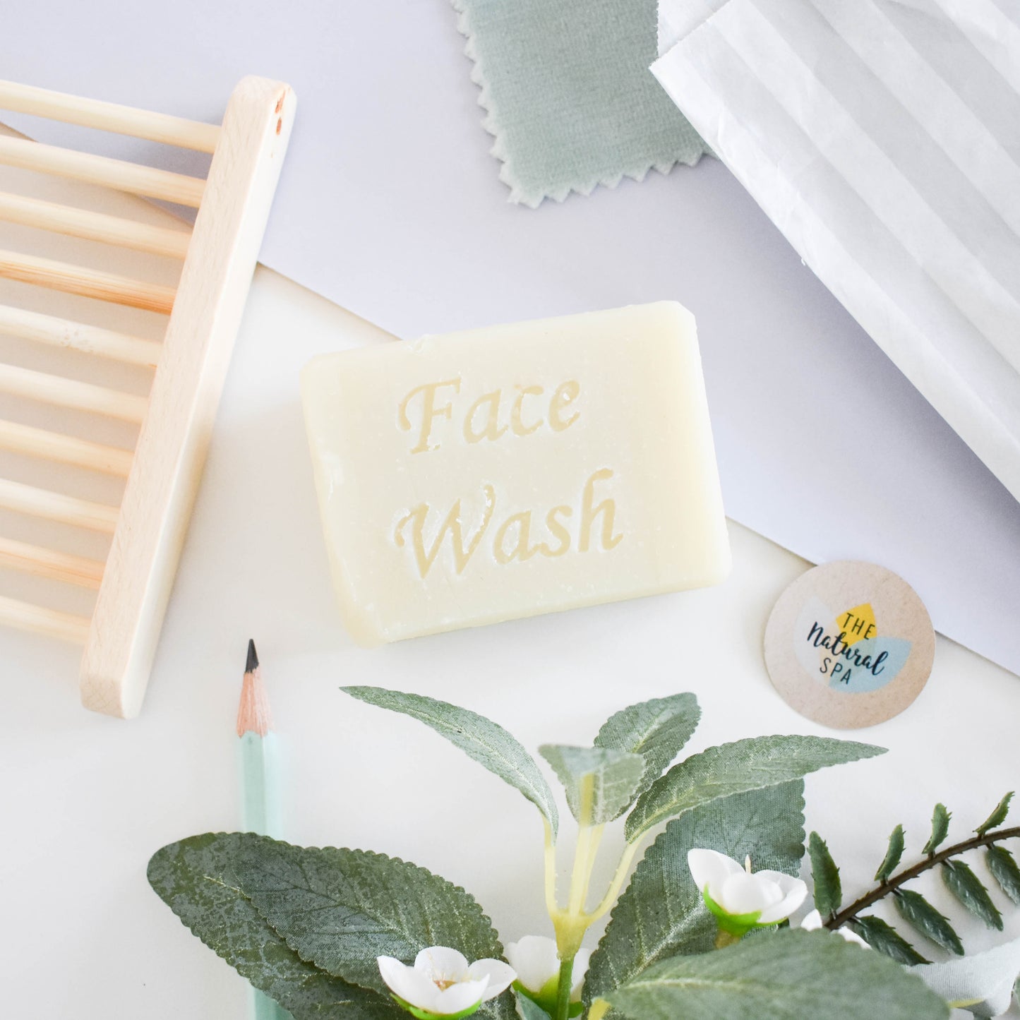 Face Wash Bar, Cocoa Butter - No Added Fragrance