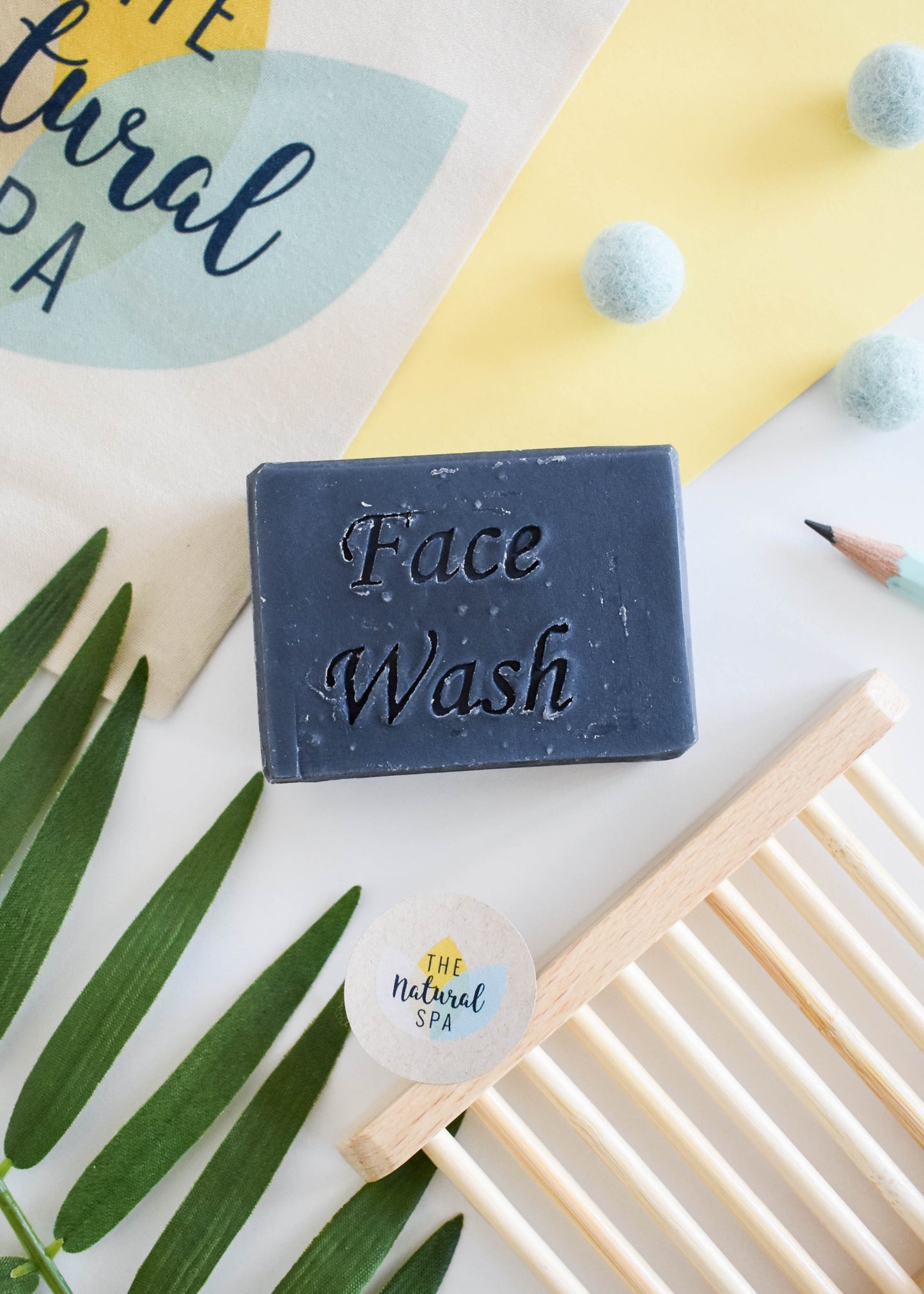 Face Wash Bar, Charcoal - Naturally Detoxifying