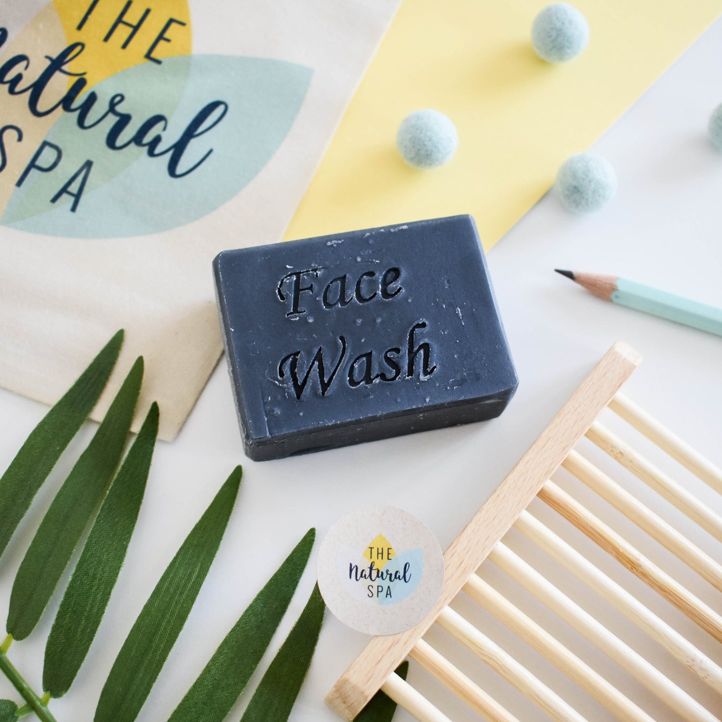 Face Wash Bar, Charcoal - Naturally Detoxifying