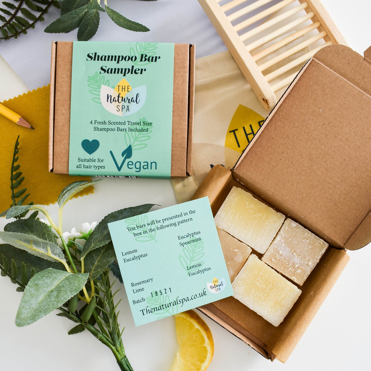 Letter-Sized Mini Shampoo Sampler Set, Fresh