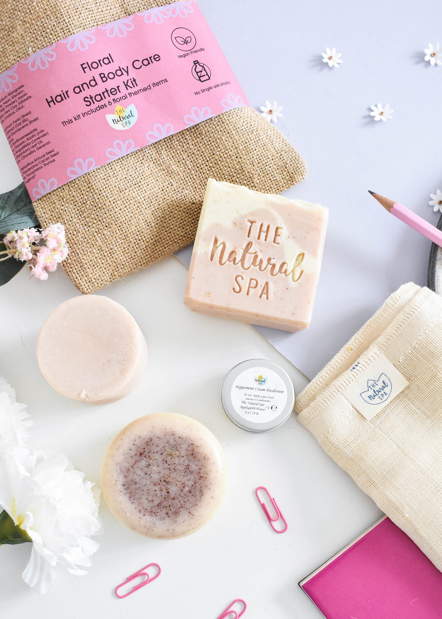Hair and Body Wash Starter Kit, Floral