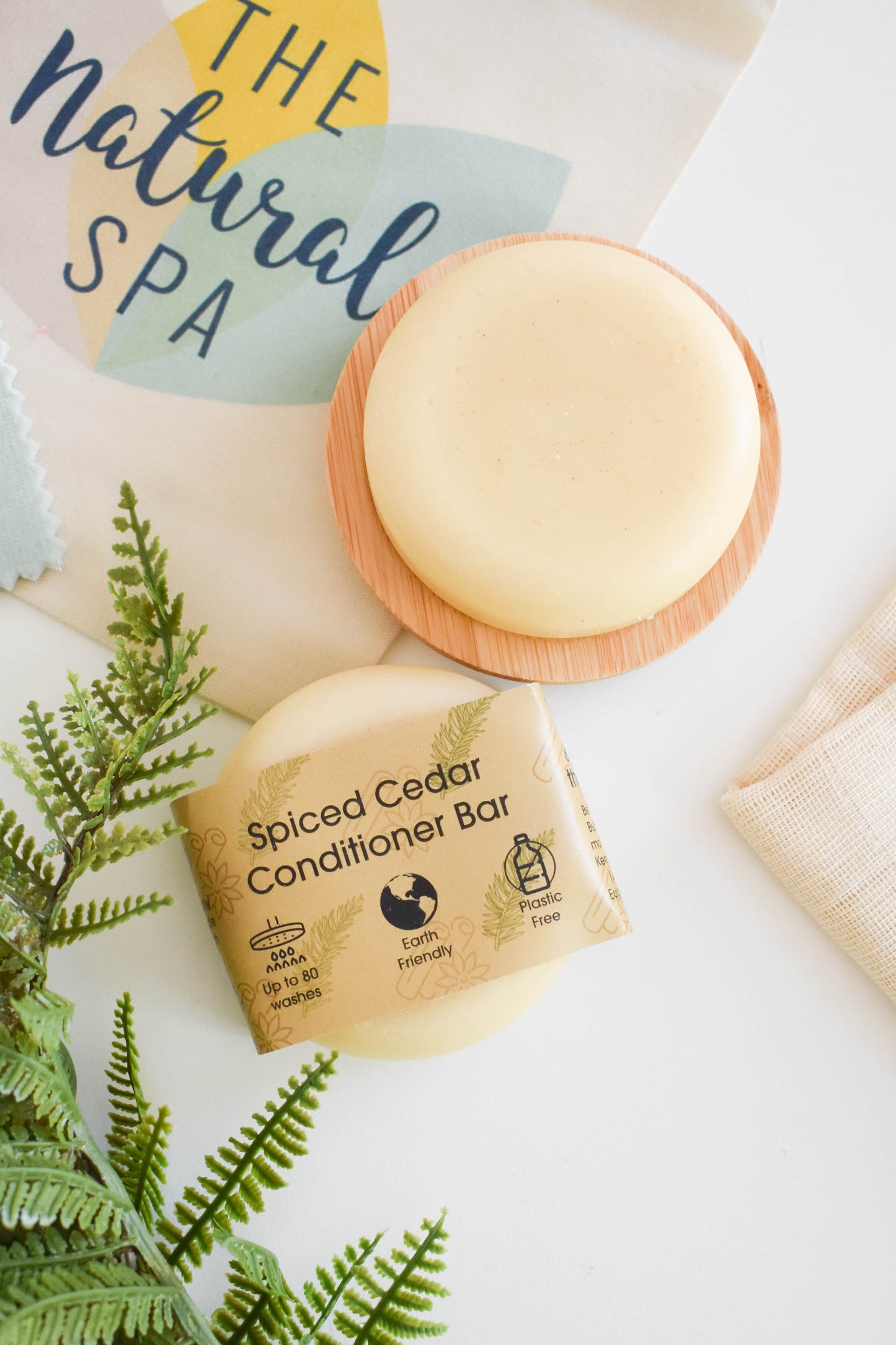 Solid Conditioner Bar, Spiced Cedar