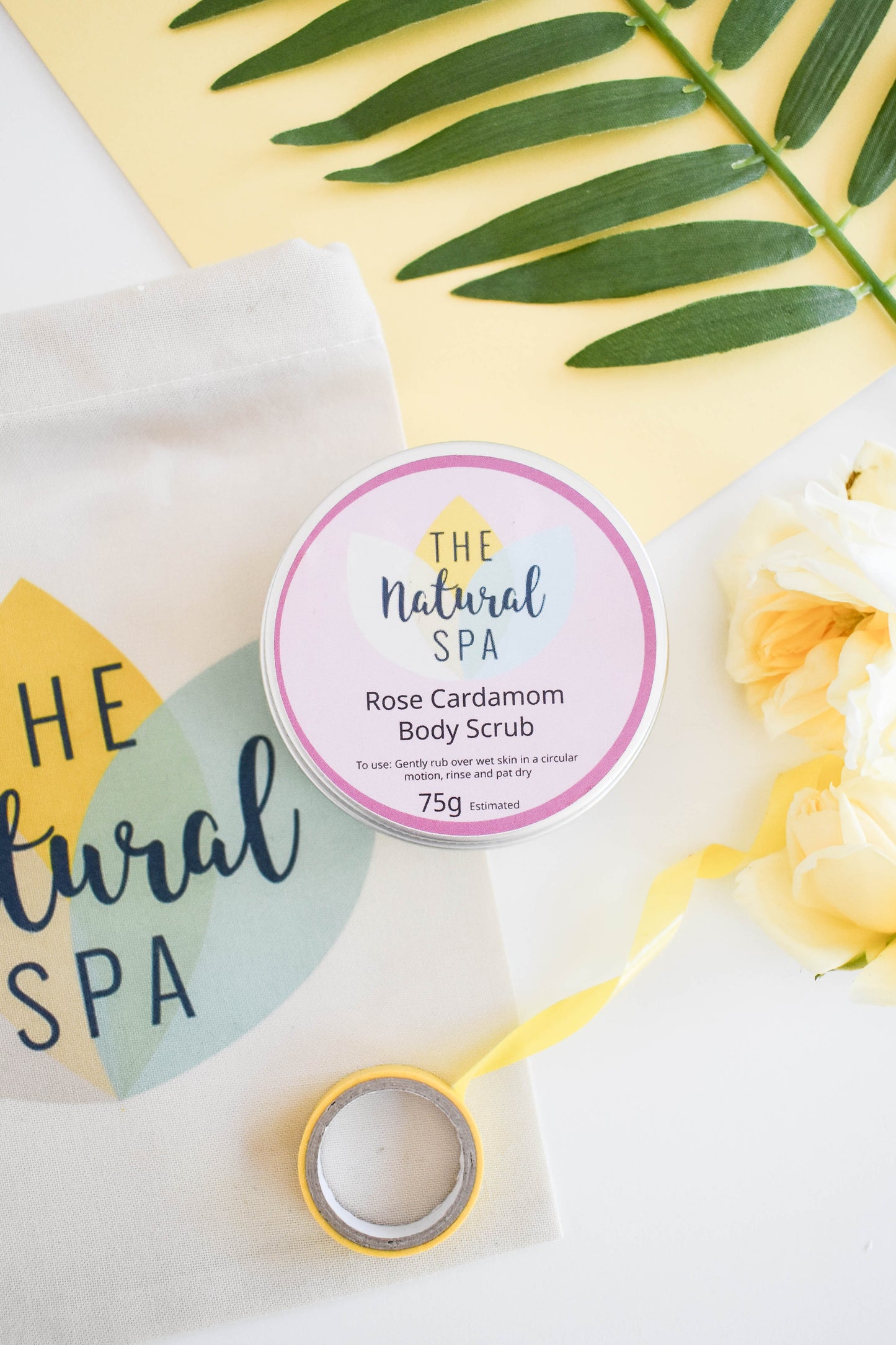 Body Scrubs, Rose and Cardamom