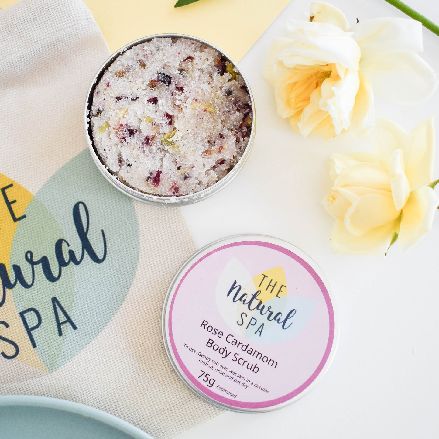 Body Scrubs, Rose and Cardamom