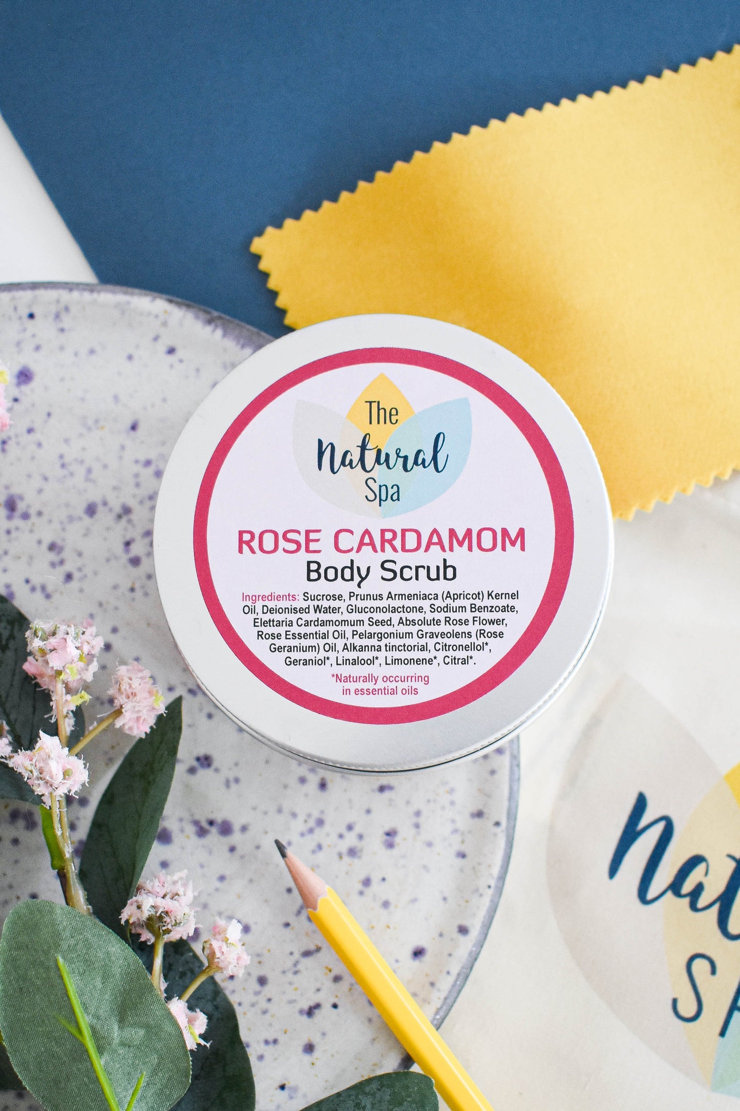 Body Scrubs, Rose and Cardamom