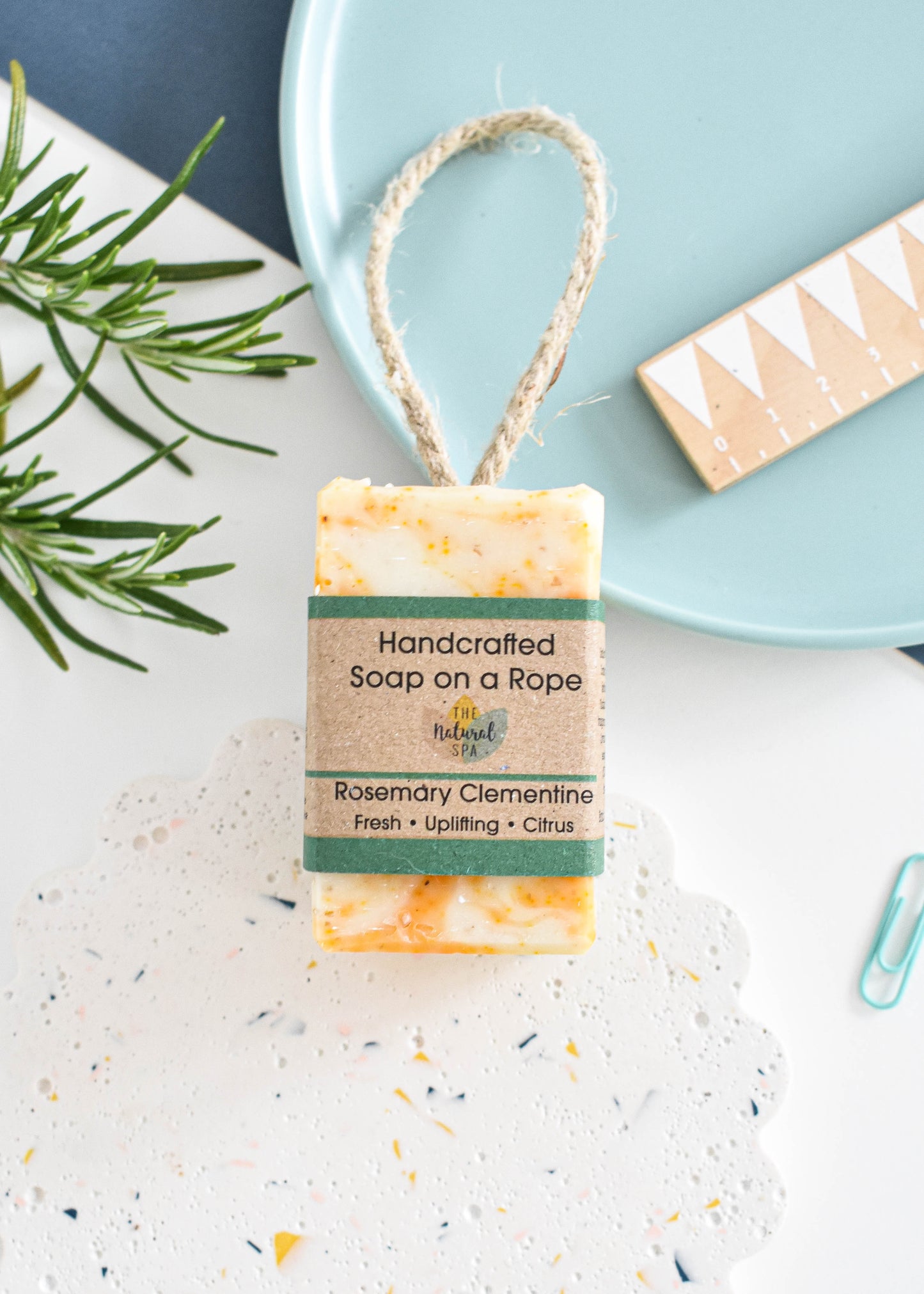 Soap on A Rope, Rosemary Clementine