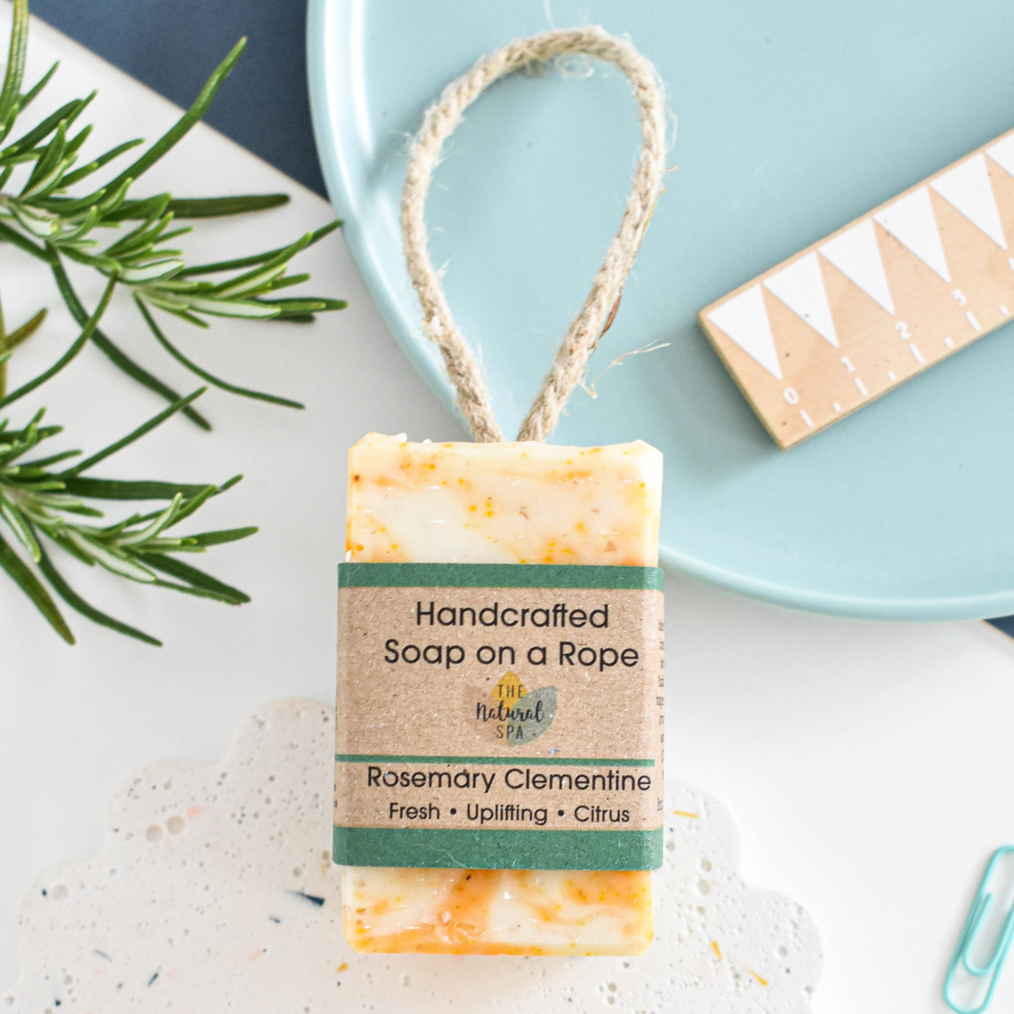 Soap on A Rope, Rosemary Clementine
