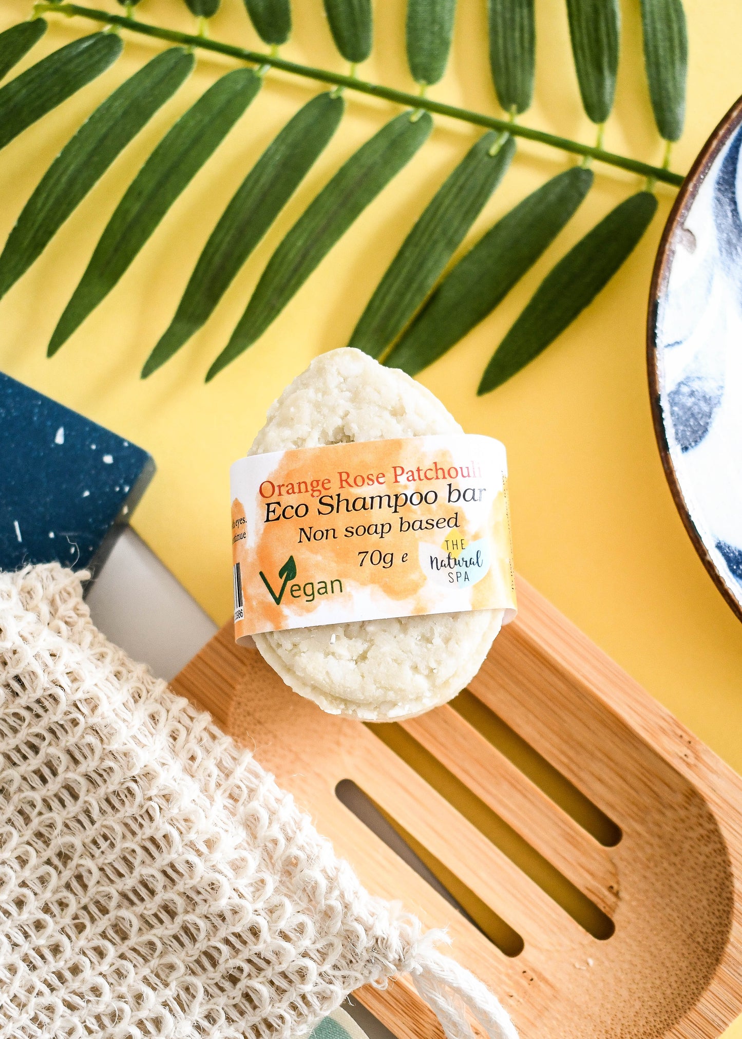 ECO Shampoo Bar (Non-Soap based hair wash), Patchouli Rose