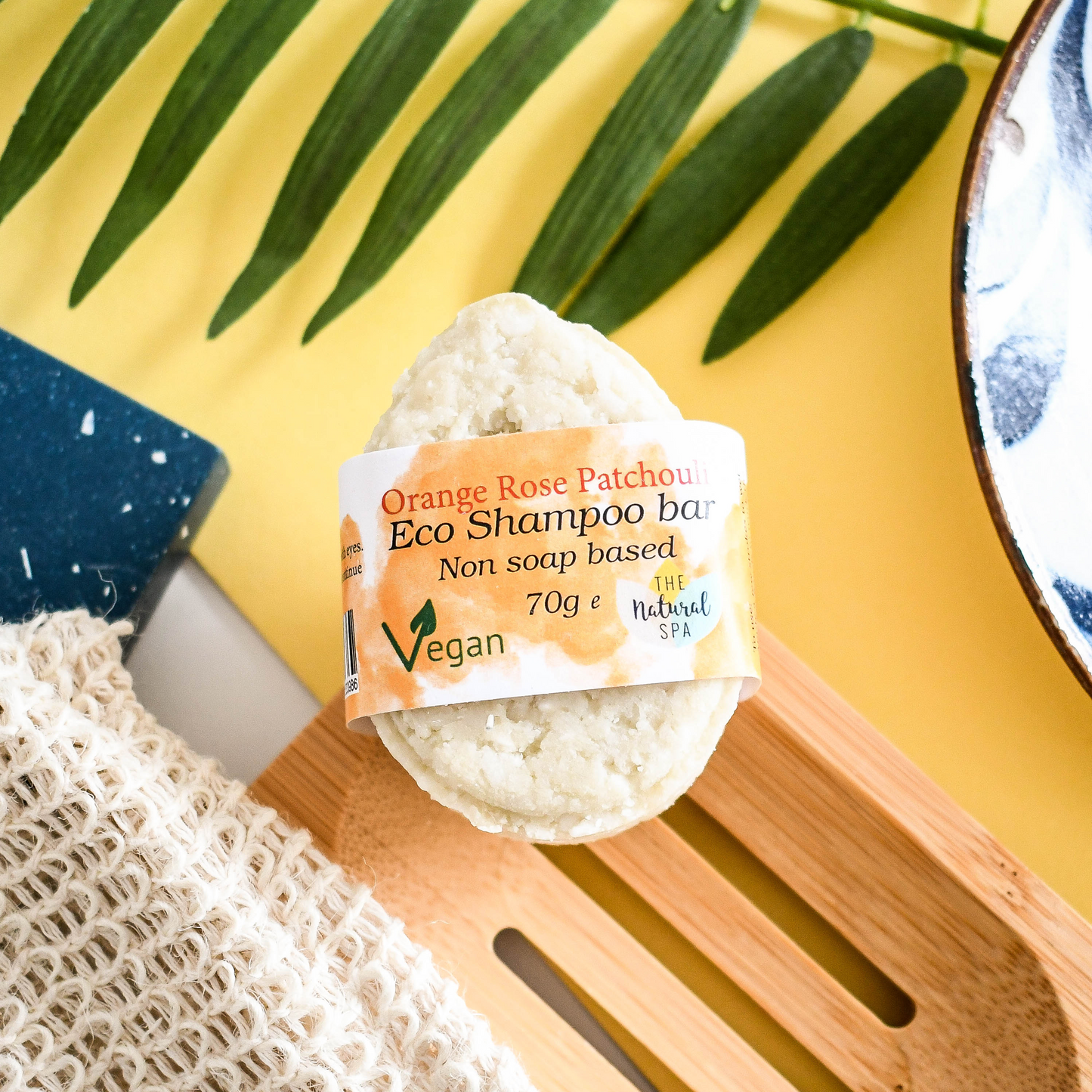ECO Shampoo Bar (Non-Soap based hair wash), Patchouli Rose