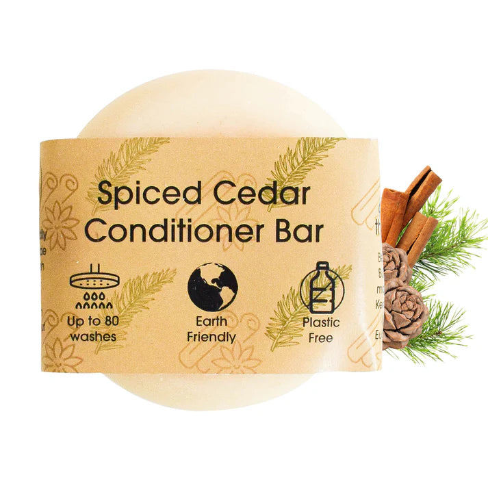 Solid Conditioner Bar, Spiced Cedar