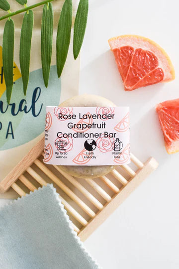 Solid Conditioner Bar, Rose & Lavender & Grapefruit