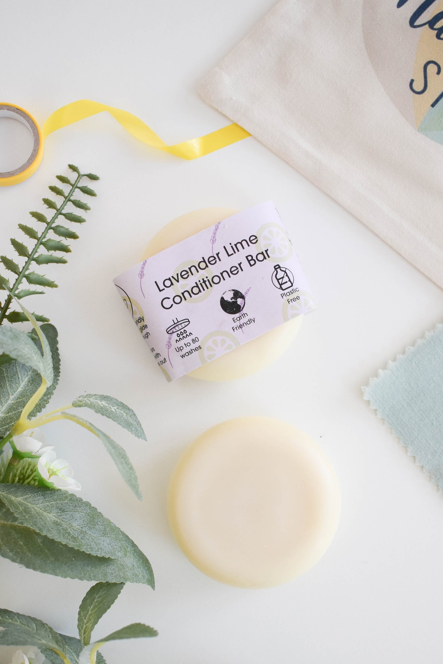 Solid Conditioner Bar, Lavender & Lime