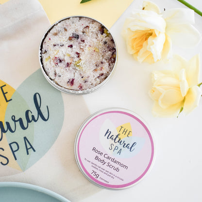 Body Scrubs, Rose and Cardamom