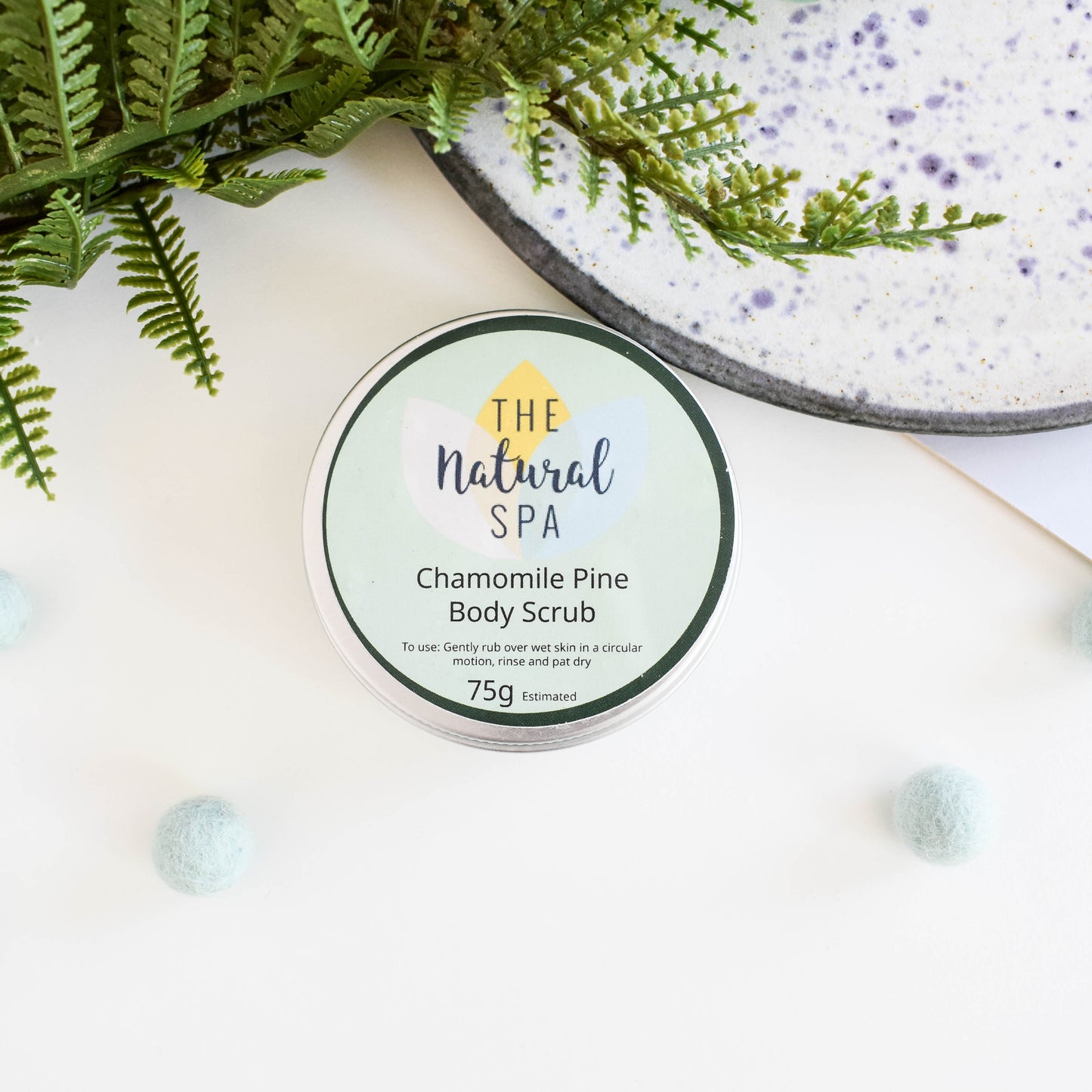 Body Scrub, Chamomile Pine