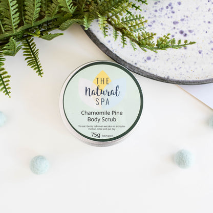 Body Scrub, Chamomile Pine