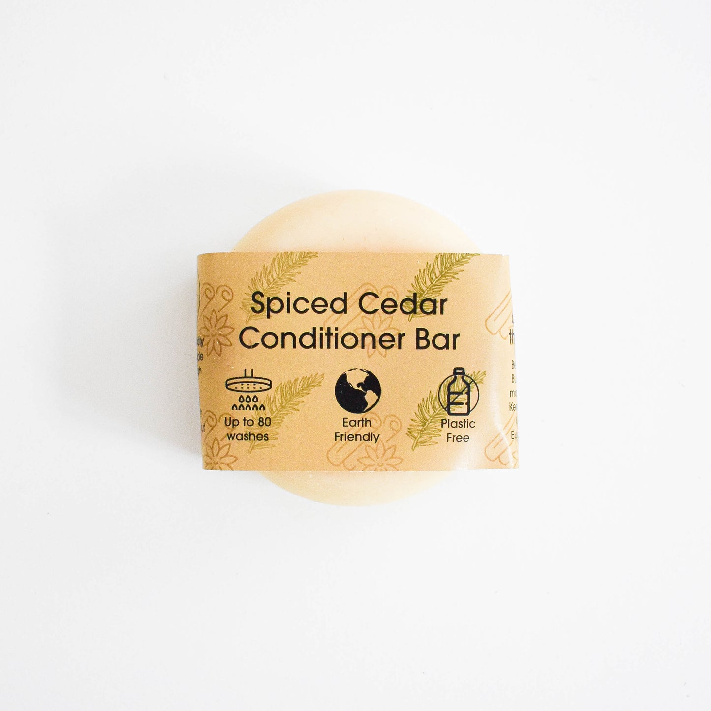 Solid Conditioner Bar, Spiced Cedar