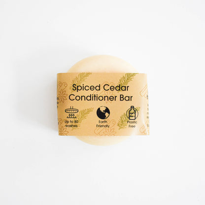 Solid Conditioner Bar, Spiced Cedar