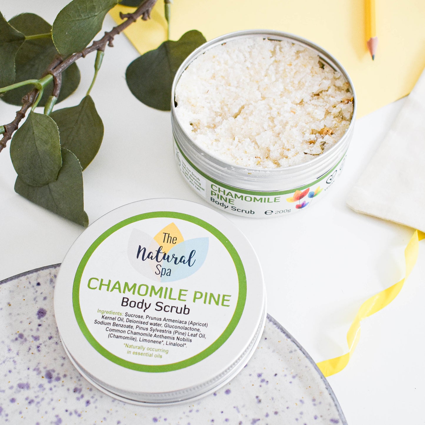 Body Scrub, Chamomile Pine