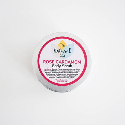 Body Scrubs, Rose and Cardamom