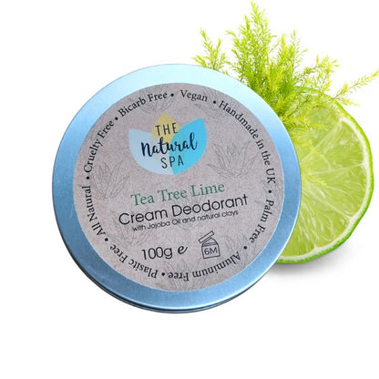 Tea Tree Lime, Cream Deodorant Balm