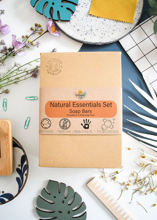 Natural Spa Essentials Kit, 8xSoap Bars